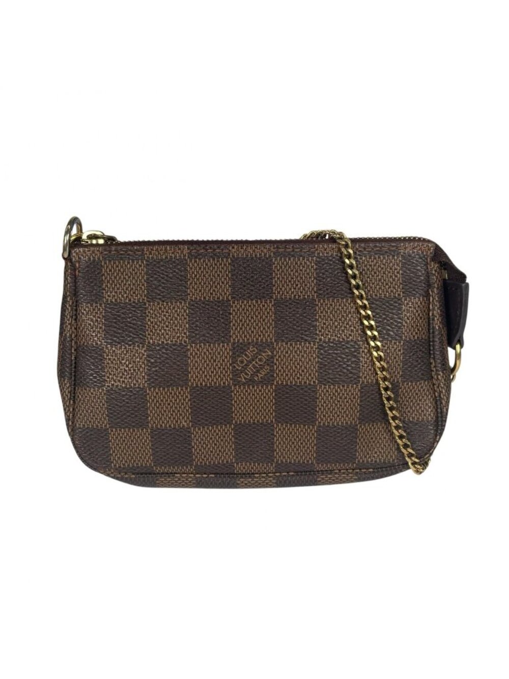 Louis Vuitton Accessoires Pouch Damier Canvas Brown